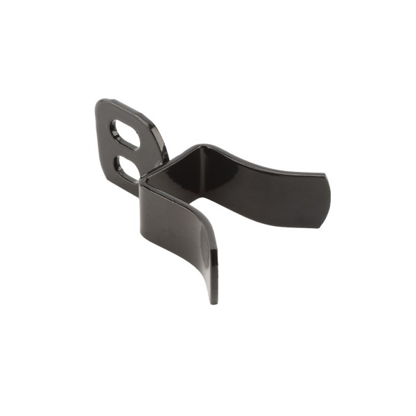 1" Square Drop Fork for Chain Link Fence Gates (Black Pressed Steel)