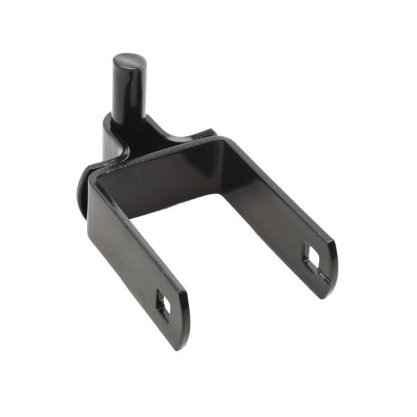 2 1/2" X 2 1/2" Square Male Black Gate Post Hinge Chain Link Galvanized Steel (5/8 Pintle)