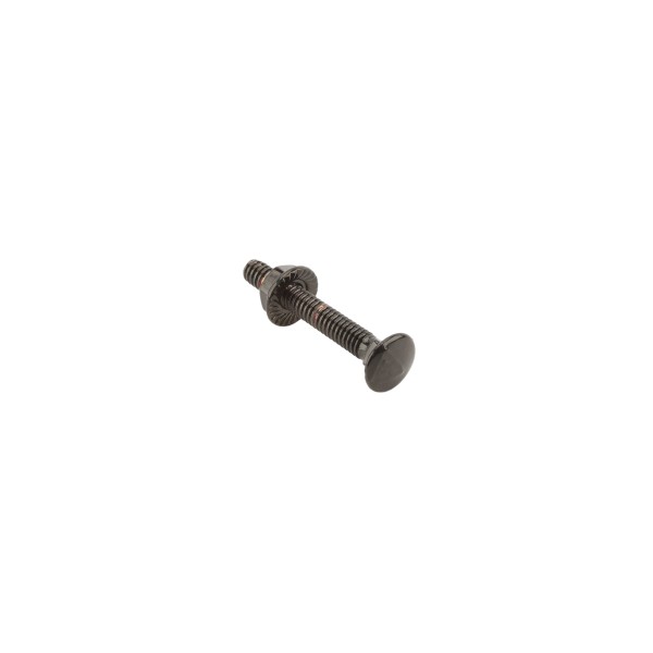 Ornamental Steel Fence 1/4" x 1 3/4" Carriage Bolts & Nuts (Black Dacrotized Steel Carriage Bolt)