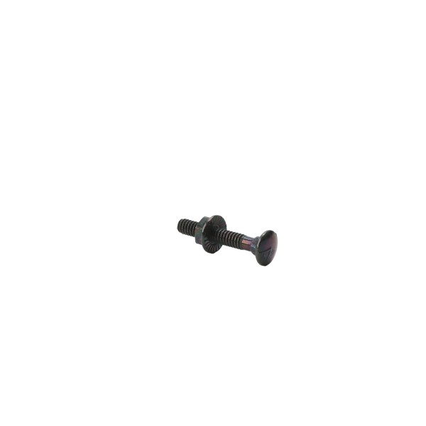 Ornamental Steel Fence 1/4" x 1 1/2" Carriage Bolts & Nuts (Black Dacrotized Steel Carriage Bolt)