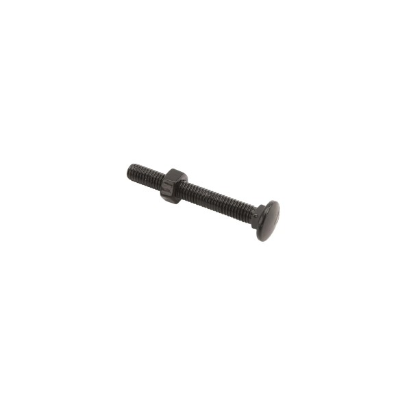 Chain Link 3/8" x 3" Carriage Bolt & Nut (HDG & Powder Coated Black) (Default)