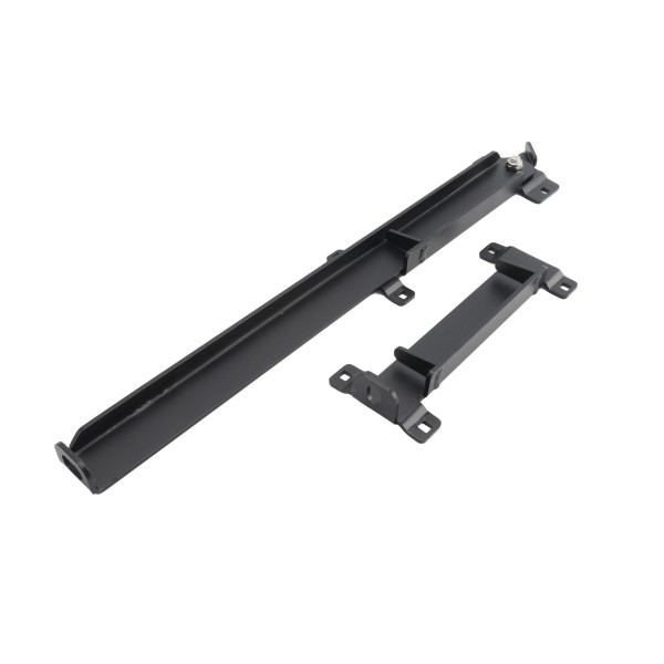 Goliath Heavy Duty Industrial Dumpster Gate Latch Lockable - Flip Latch For Double Drive Gate Powder Coated Black
