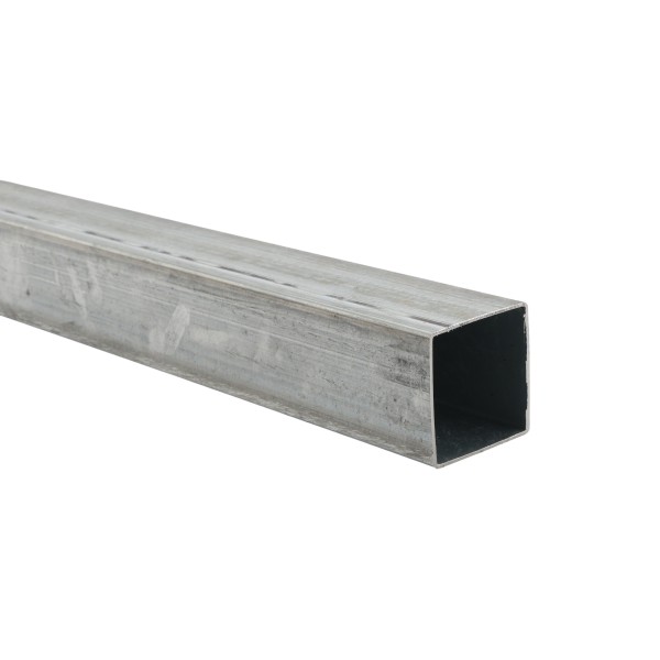 8' Long x 2 1/2" x 2 1/2" Square Galvanized Steel Tubing (0.0625" Wall) - Square Steel Pipe