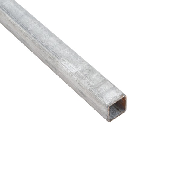 42" Long x 3/4" x 3/4" Square Zinc Coated Steel Tubing (0.0470" Wall) - Square Steel Pipe