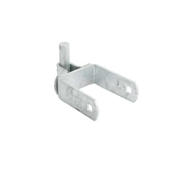 2 1/2" X 2 1/2" Square Male Gate Post Hinge Chain Link Galvanized Steel (5/8 Pintle)