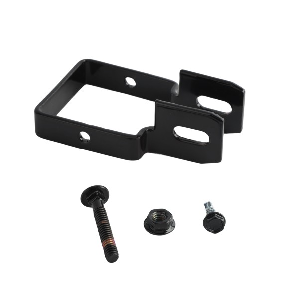 2" Post x 1" Rail Square Fence Universal Boulevard Bracket Black - Steel - Compare to Ameristar