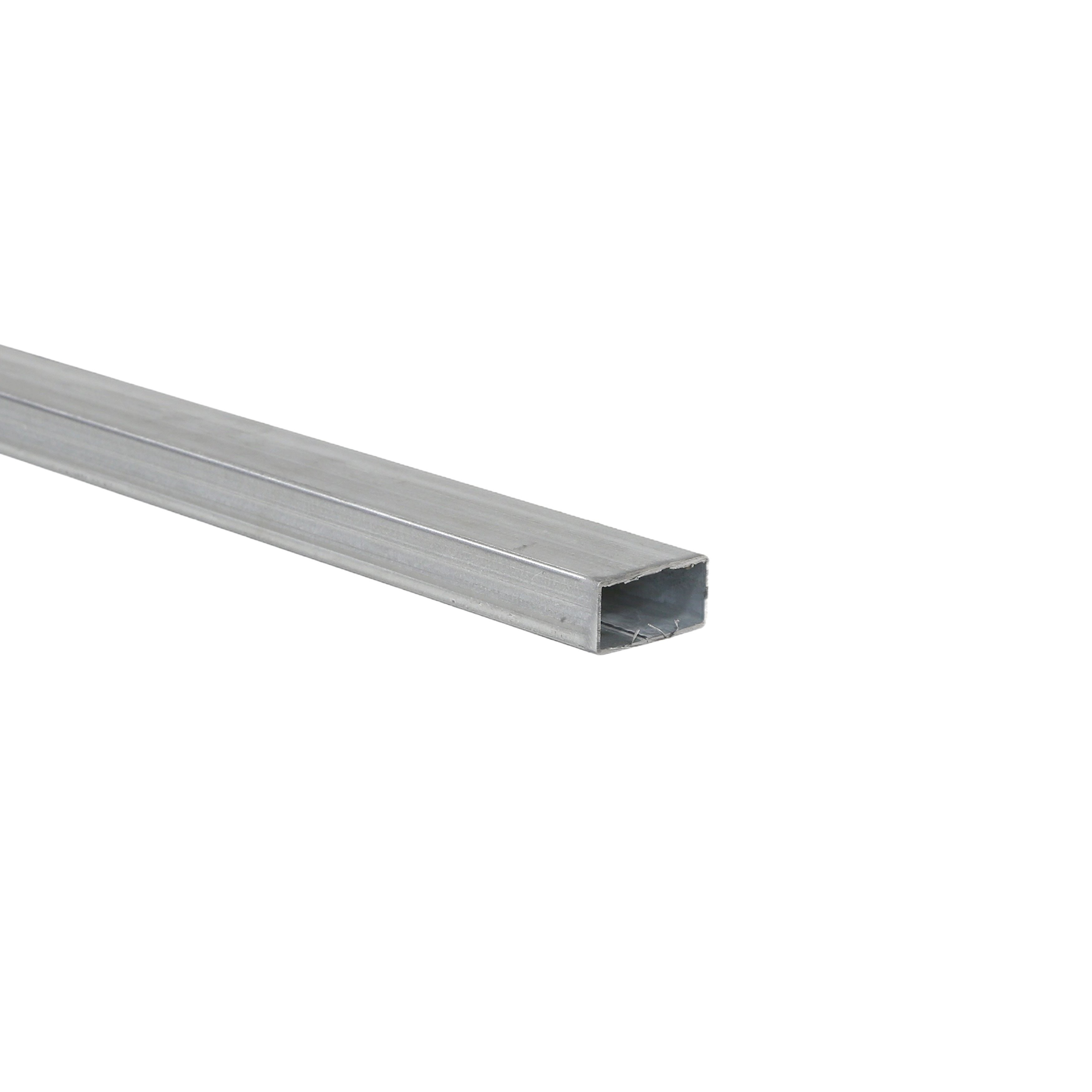 4' Long x 1 x 2 Galvanized Steel Tubing (0.0625 Wall) - Square