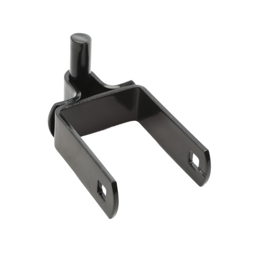 2 1/2" X 2 1/2" Square Male Black Gate Post Hinge Chain Link Galvanized Steel (5/8 Pintle)