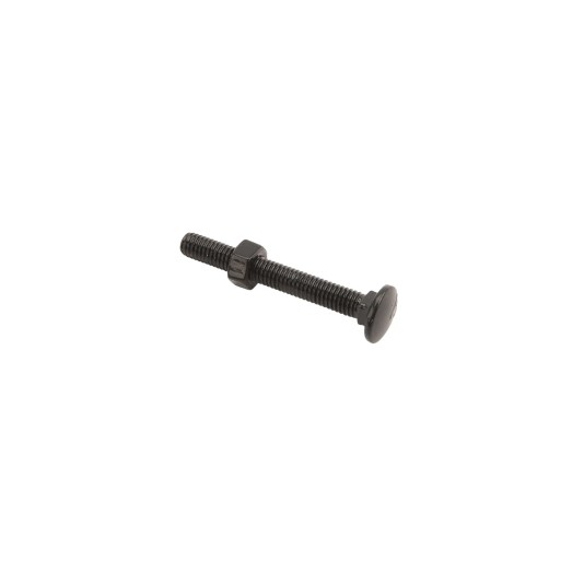 Chain Link 3/8" x 3" Carriage Bolt & Nut (HDG & Powder Coated Black) (Default)