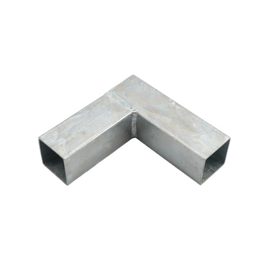 Square Corner Bracket for 1 1/2" SQ / 2" SQ Tubing Hot Dip Galvanized Steel