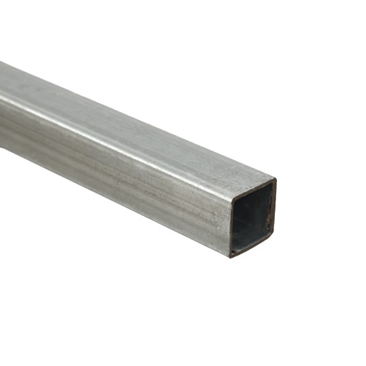 6' Long x 1" x 1" Square Residential Fence Frame Tubing - Galvanized Steel (0.0625" Wall) (Tubing)