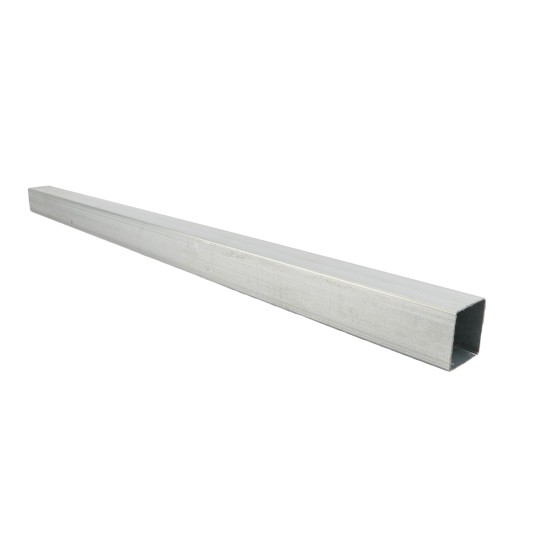 4' Long x 2 1/2" Square Galvanized Steel Tubing (0.0625" Wall) - Square Steel Pipe