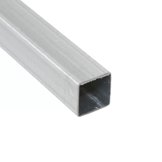 12' Long x 2" x 2" Square Galvanized Steel Tubing (0.0625" Wall) - Square Steel Pipe (Tubing)