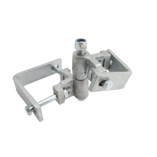 180 Degree Heavy Duty 2" Square Gate Frame x 4" Square Post - Square To Square 180° Hinge (Hot Dip Galvanized Steel)