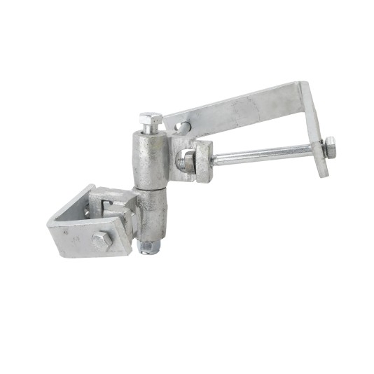 180 Degree Heavy Duty 2" Square Gate Frame x 6" Square Post - Square To Square 180° Hinge (Hot Dip Galvanized Steel) 