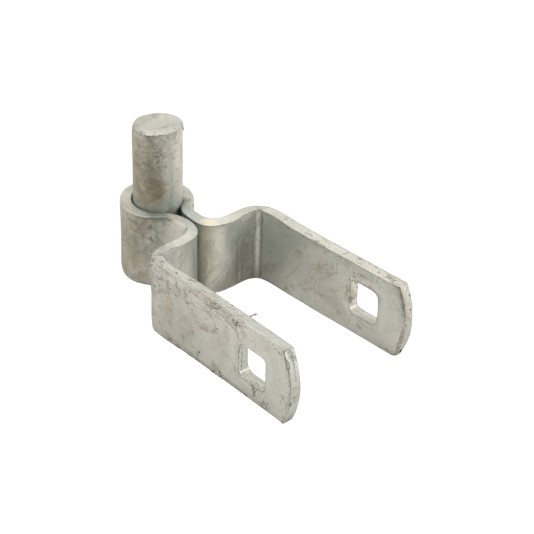 1 1/2" X 1 1/2" Square Male Gate Post Hinge Chain Link Galvanized Steel (5/8 Pintle)