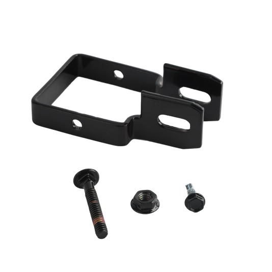 2" Post x 1" Rail Square Fence Universal Boulevard Bracket Black - Steel - Compare to Ameristar