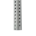 Telspar 1 3/4" x 1 3/4" Square Sign Post with Holes 6' Long 12 Gauge (Pre-Galv Plus G90)