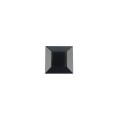 2" Sq. Flat Vinyl Post Cap For Aluminum Post (Black) 2x2
