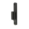 Chain Link 5/8" x 5" Male J-Bolt with Bolt on Barrel Hinge with Ball Bearings and Grease Zerk (Zinc and Powder Coated Black)