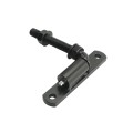 Chain Link 5/8" x 5" Male J-Bolt with Bolt on Barrel Hinge with Ball Bearings and Grease Zerk (Zinc and Powder Coated Black)