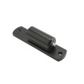 Chain Link 3/4" x 7" Male J-Bolt with Bolt on Barrel Hinge with Ball Bearings and Grease Zerk (Zinc and Powder Coated Black)