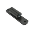 Chain Link 3/4" x 7" Male J-Bolt with Bolt on Barrel Hinge with Ball Bearings and Grease Zerk (Zinc and Powder Coated Black)