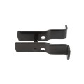 Heavy Duty Square Frame Fulcrum Strong Arm Gate Latch - Fits 2" Square Gate Frame x 2 1/2" Square Gate Post - Black