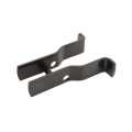 Heavy Duty Square Frame Fulcrum Strong Arm Gate Latch - Fits 2" Square Gate Frame x 3" Square Gate Post -Black