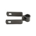 1 1/2" X 1 1/2" Square Female Black Gate Hinge Hot Dip Galvanized Steel (5/8" Pintle)