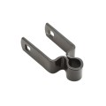 1 1/2" X 1 1/2" Square Female Black Gate Hinge Hot Dip Galvanized Steel (5/8" Pintle)