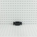 1 1/2" Black Square Chain Link Fence Gate Collar For Gate Latch Assemblies (Pressed Steel) (Square Fittings)