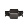 1 1/2" Black Square Chain Link Fence Gate Collar For Gate Latch Assemblies (Pressed Steel) (Square Fittings)