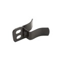 1" Square Drop Fork for Chain Link Fence Gates (Black Pressed Steel)