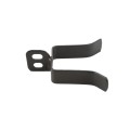 2 1/2" Square Drop Fork for Chain Link Fence Gates (Black Pressed Steel)