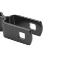 1" x 1" Square Female Gate Hinge Black Hot Dip Galvanized Steel (5/8" Pintle)