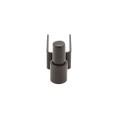1" x 1" Square Male Gate Post Hinge Chain Link Black Galvanized Steel (5/8 Pintle) (Square Fittings)