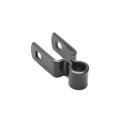 1" x 1" Square Female Gate Hinge Black Hot Dip Galvanized Steel (5/8" Pintle)