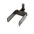 2 1/2" X 2 1/2" Square Male Black Gate Post Hinge Chain Link Galvanized Steel (5/8 Pintle)