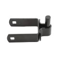 2 1/2" X 2 1/2" Square Male Black Gate Post Hinge Chain Link Galvanized Steel (5/8 Pintle)