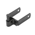 2 1/2" X 2 1/2" Square Male Black Gate Post Hinge Chain Link Galvanized Steel (5/8 Pintle)