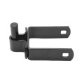 2 1/2" X 2 1/2" Square Male Black Gate Post Hinge Chain Link Galvanized Steel (5/8 Pintle)