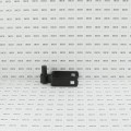 2" X 2" Square Male Gate Post Black Hinge Chain Link Galvanized Steel (5/8 Pintle)