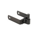 3" X 3" Square Male Gate Post Hinge Chain Link Black Galvanized Steel (5/8 Pintle)