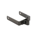 4" x 4" Square Male Gate Post Hinge Chain Link Black Galvanized Steel (5/8 Pintle)