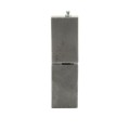 5" Block Weld-On Flat Mount Square Barrel Hinge with Ball Bearing and Grease Zerk (Raw Steel)