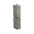5" Block Weld-On Flat Mount Square Barrel Hinge with Ball Bearing and Grease Zerk (Raw Steel)