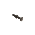 Chain Link 3/8" x 2" Carriage Bolt & Nut (HDG & Powder Coated Black) (Bolt)