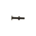 Chain Link 3/8" x 2" Carriage Bolt & Nut (HDG & Powder Coated Black) (Bolt)