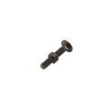 Chain Link 3/8" x 2" Carriage Bolt & Nut (HDG & Powder Coated Black) (Bolt)